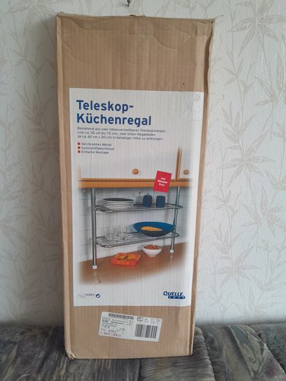 Teleskop Küchenregal unbenützt in Originalverpackung in Bayern - Schönwald  Oberfr. | eBay Kleinanzeigen ist jetzt Kleinanzeigen