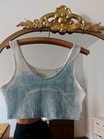 coquette y2k crop top cyanotypie upcycled unikat kunst sommer Berlin - Mitte Vorschau