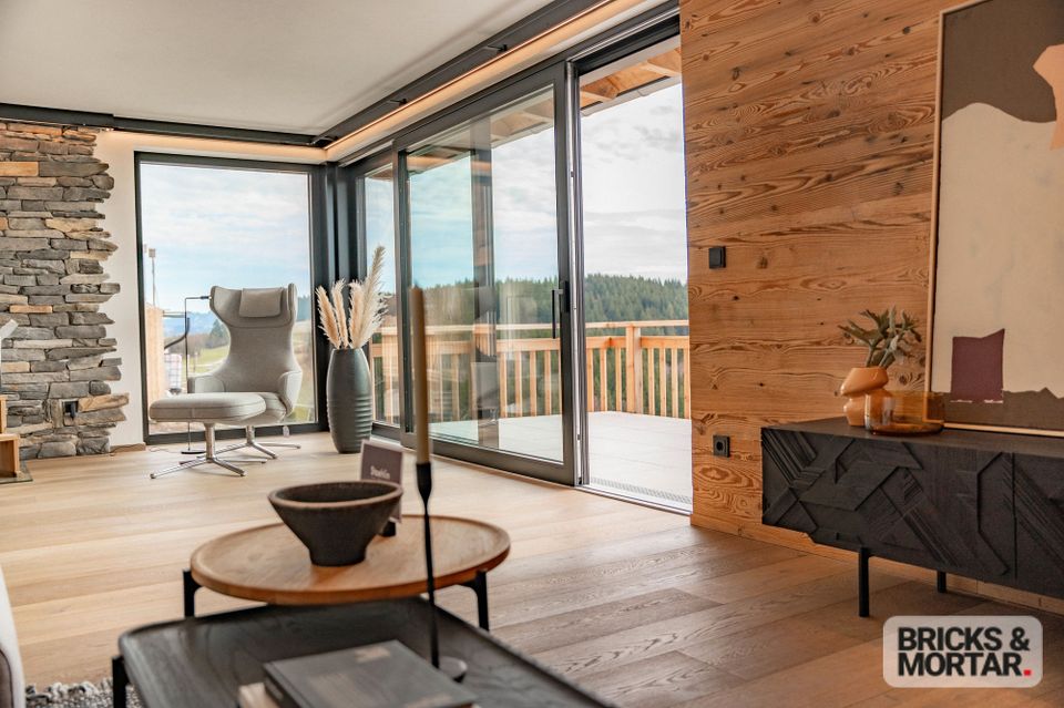 Exklusive Neubau Chalet-Wohnung auf höchstem Niveau in ruhiger Lage im Allgäu in Weitnau