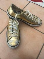 Chucks Converse 39,5 Synthetik Used-Look Spray Gold Nordrhein-Westfalen - Zülpich Vorschau