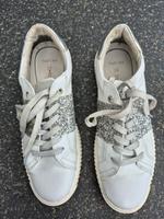 Marco Tozzi Sneakers Gr.38 weiß/glitzer Bayern - Marktredwitz Vorschau