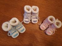 Handgestrickte Babyschuhe Baden-Württemberg - Fichtenau Vorschau