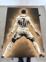 Graffiti Ronaldo Leinwand Bild 70x100x4cm Nordrhein-Westfalen - Erftstadt Vorschau