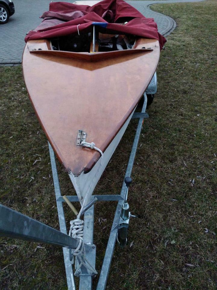 Segelboot Pirat komplett & gepflegt, Segel+Fock in Hamburg