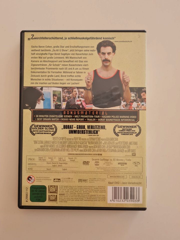 Borat – Kulturelle Lernung von Amerika... Sacha Baron Cohen, DVD in Delligsen