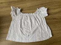 Bauchfreies weiß blau gestreiftes Shirt von H&M Gr. S Bayern - Holzheim a. Lech Vorschau