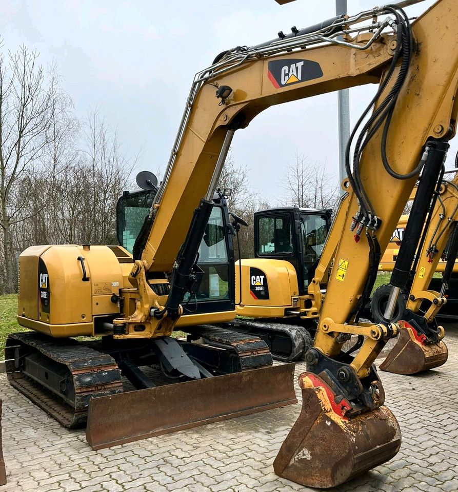 CAT 308E2 Minibagger 8to Klasse Baujahr 2018 in Volkmarsen