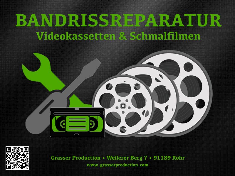 Digitalisieren • Überspielen VHS VHS-C Video8 Hi8 MiniDV & Super8 in Rohr Mittelfr.