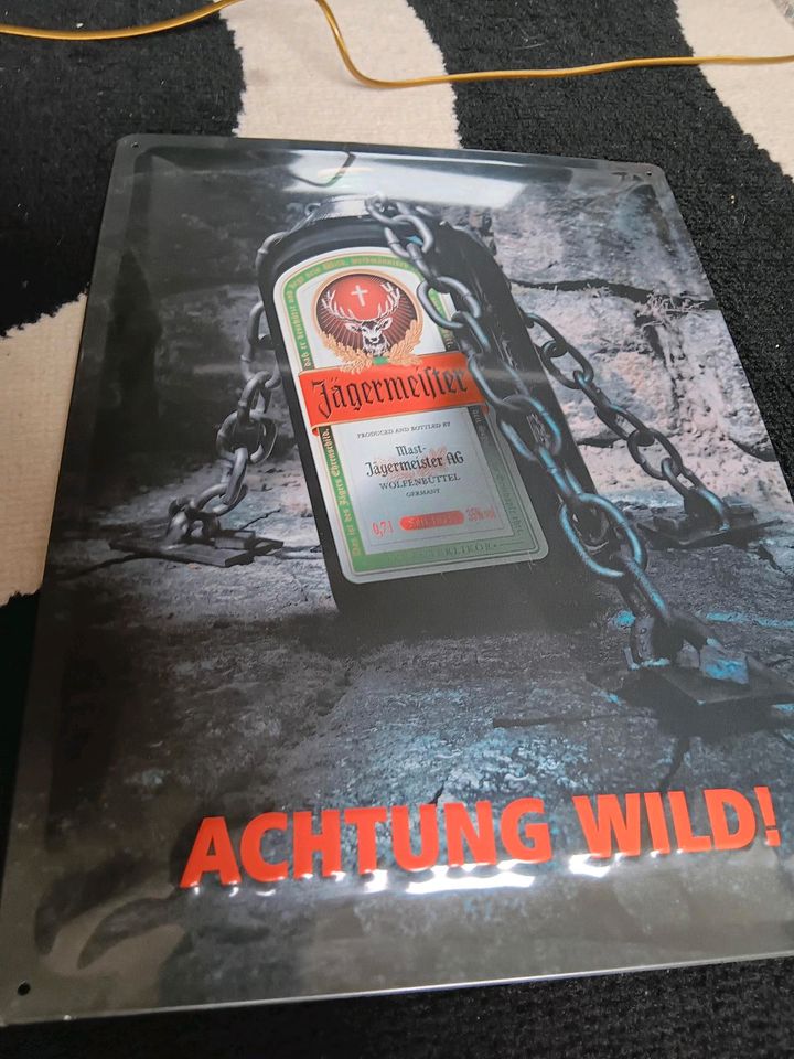 Jägermeister Blechschild Werbung Deko 30cm breit, 40cm hoch in München