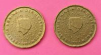 2 x 20 Cent Münze Nederland 1999 Beatrix Berlin - Hohenschönhausen Vorschau