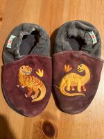 Babauba Lederpuschen Schuhe Hausschuhe Slipper Dino Leder Bayern - Fuchsstadt Vorschau