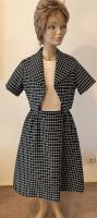 Vintage Designer Kleid mit Bolero Ensemble Gr. 36 schwarz/weiß Hessen - Liederbach Vorschau