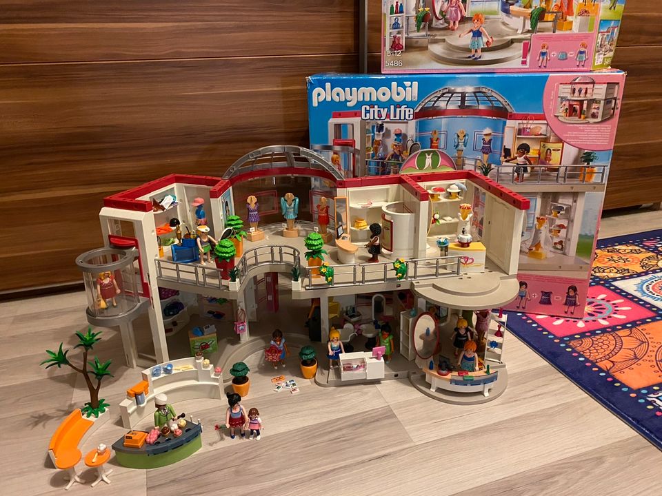 Playmobil City life Shopping Center 5485 XXL Set OVP+ Anleitungen in Lemgo