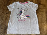 Next T-Shirt Yoga Einhorn grau Gr. 140 Hessen - Otzberg Vorschau