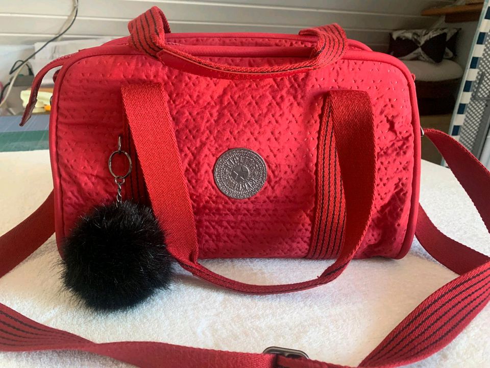 Kipling Umhängetasche Handtasche rot in Warburg