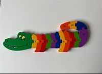 Holzpuzzle Krokodil  Zahlen Puzzle Playtive Junior Nordrhein-Westfalen - Meerbusch Vorschau