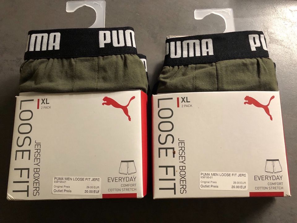 2x 2 Paar Puma Jersey Boxers Everyday in XL originalverpackt in Hann. Münden