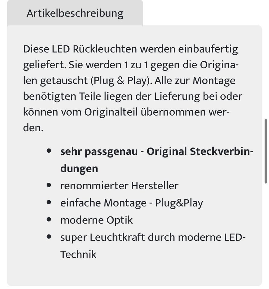 VW Golf 6 LED-Rückleuchten Rot/Smoke Nagel Neu in Linnich