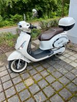 Kumpan Elektro Roller E Roller 45kmh Retro beige weiß Thüringen - Weimar Vorschau