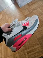 Nike Air Max 90 Airmax 40 rosa Weiß schwarz Sneaker Stoff Niedersachsen - Stade Vorschau