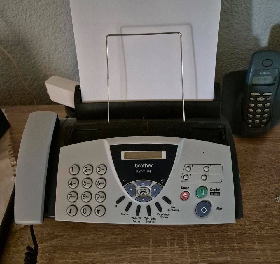 Brother Telefon mit Faxgerät in Torgau