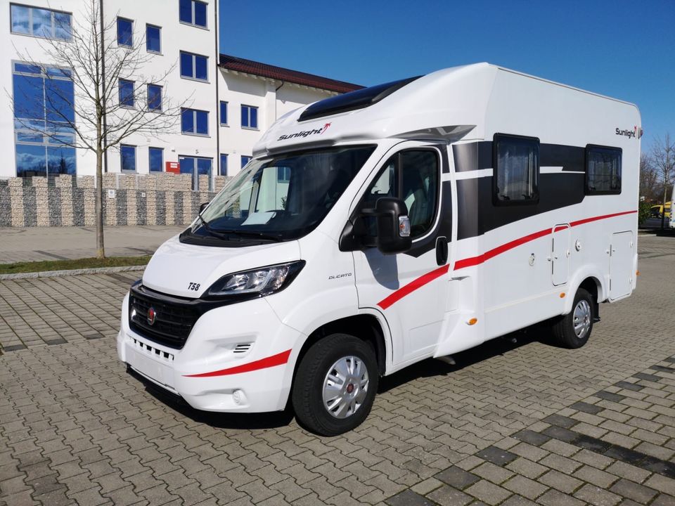 FIAT DUCATO 2,3 JTD WOHNMOBIL SUNLIGHT T58 EURO 5, KLIMA in Offenburg