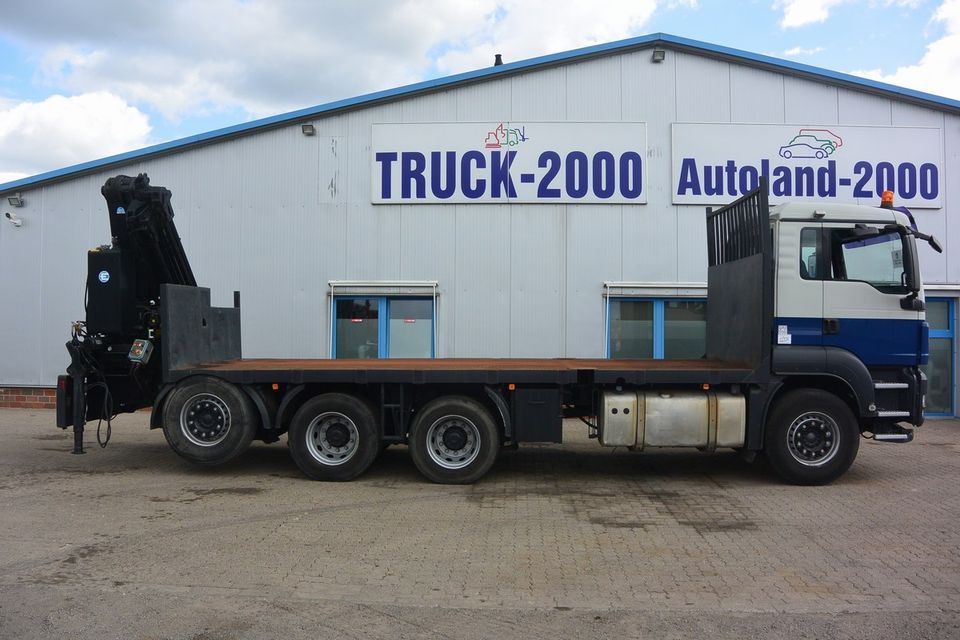 MAN TGS 35.400 8x4 Effer 250 6S 19.81m / 10m = 1.65t in Sottrum