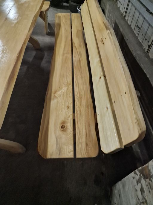 Gartensitzgruppe Holz Tisch Bänke in Kloster Lehnin