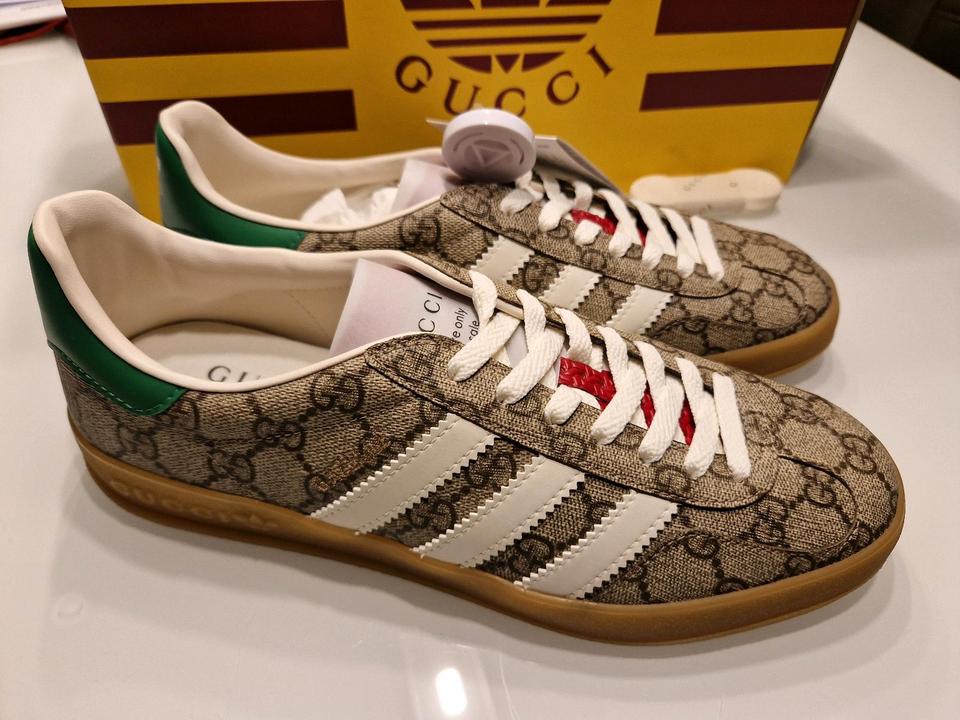 Adidas x Gucci Gazelle GG Monogram GroBe 42 IE2262 Neu