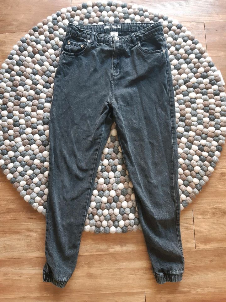 Boyfriend-Jeans High Waist Gr. 170 in Uelsen