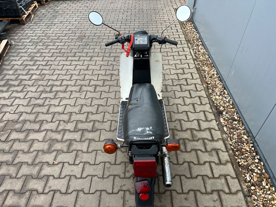 Simson SR50 FAHRBEREIT 1989 4-Gang Moped Roller Mofa IFA in Osterweddingen