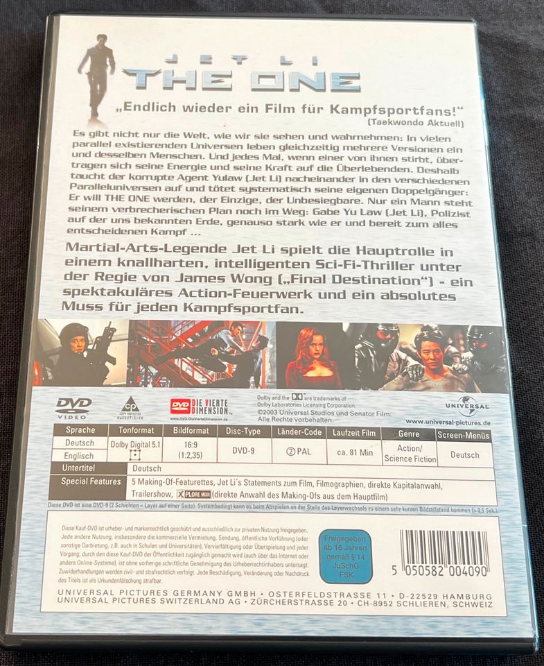 DVD The One - mit Jet Li ++ TOP Zustand ++ in Nürtingen