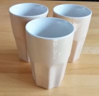 3 schöne Kaffee Latte Becher Tassen Porzellan Keramik Hessen - Groß-Zimmern Vorschau