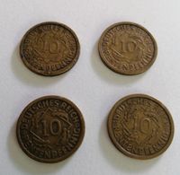 4 x 10 Pfennig1924 A * D * F*J * Schleswig-Holstein - Boren Vorschau