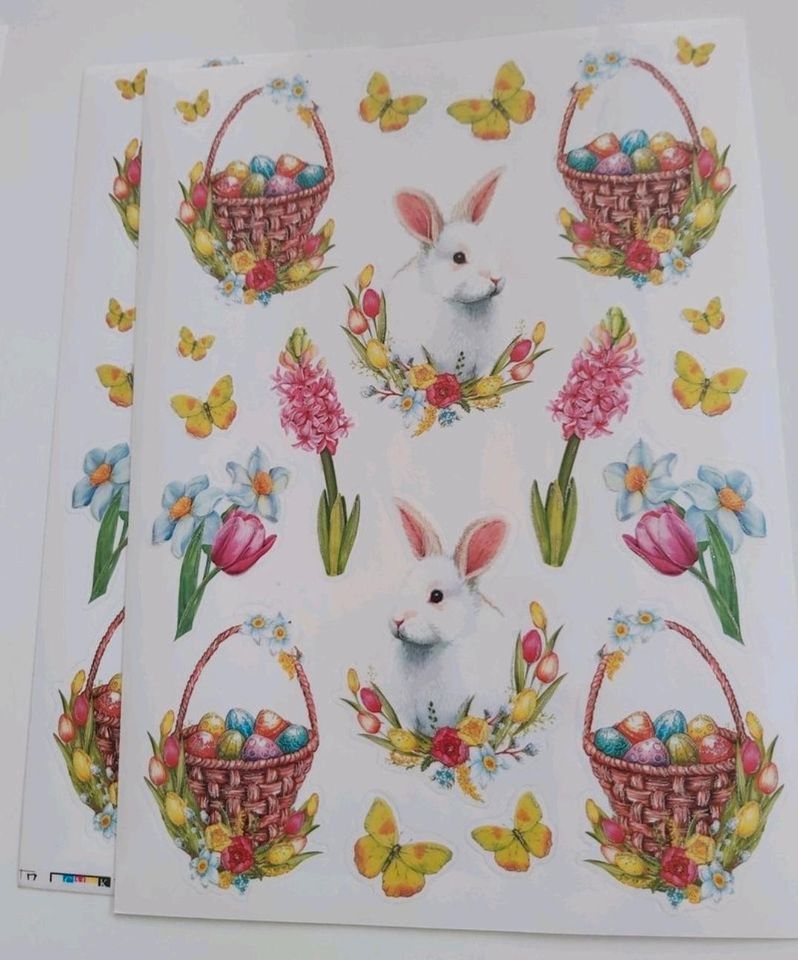 Sticker transparent Frühling Ostern Jittenmeier Ideen mit Herz in Sigmaringendorf