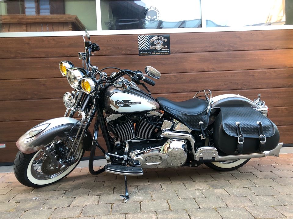 Harley Davidson Heritage Softail Springer FLSTS VERGASER !! in Mühldorf a.Inn