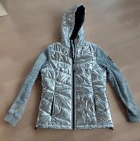 Jacke mit Kapuze *Superdry* - ,Gr. 40-silbergrau mit Strickärmel Bayern - Bayreuth Vorschau