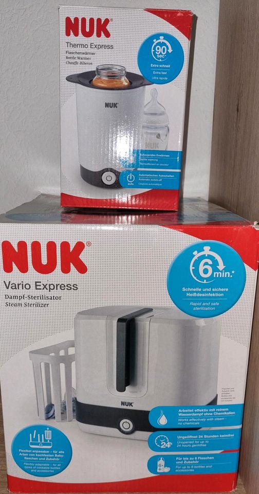 NUK Dampf-Sterilisator & NUK Flaschenwärmer in Willich