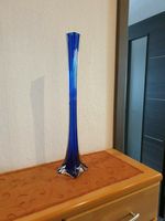 Vintage Blumenvase in blau weiss 50 cm hoch Bayern - Schwanstetten Vorschau