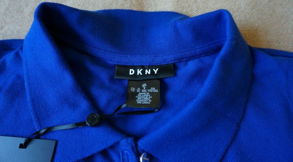 DKNY Donna Karan Polo Shirt XL Royal Blau 1A-Zustand P/V 1,95€ in Ludwigshafen