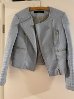 Zara Kunstlederjacke Lederjacke hellblau blau Gr S 36 Bayern - Rosenheim Vorschau