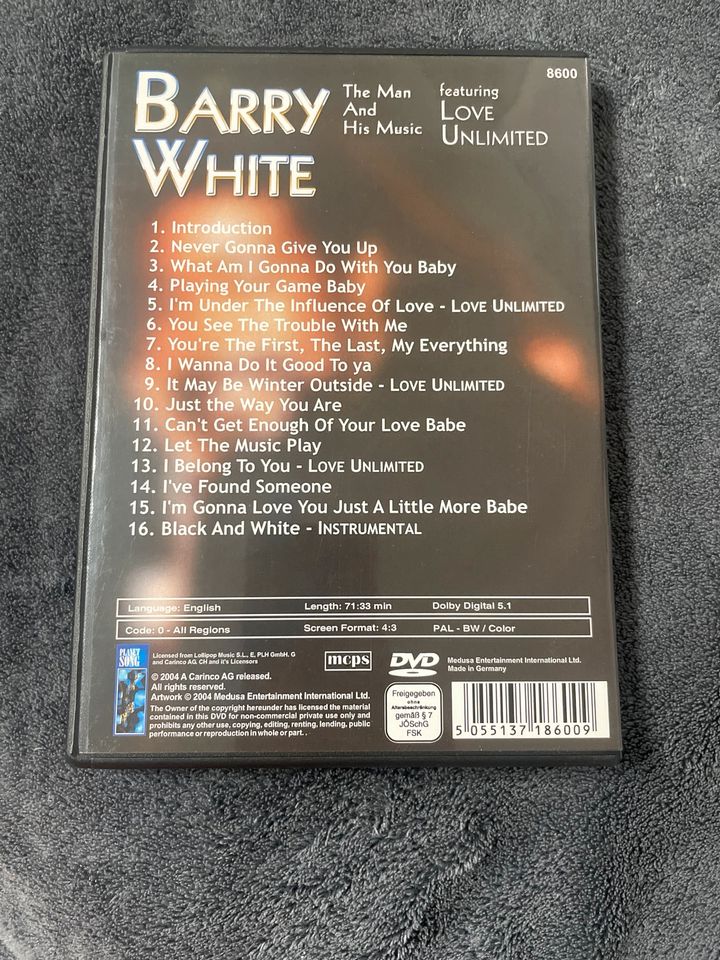 Barry White in Mönchengladbach