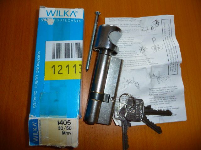 Profilzylinder mit Knauf 30/50 Wilka mit 3 Schlüsseln in Rülzheim