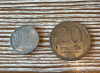 2 Münzen DDR Pfennig 1988 und 20 Rubel 1992 Bayern - Rehau Vorschau