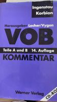 VOB Kommentar Teile A und B Ingenstau Korbion 14.Auflage CD ROM Brandenburg - Kleinmachnow Vorschau