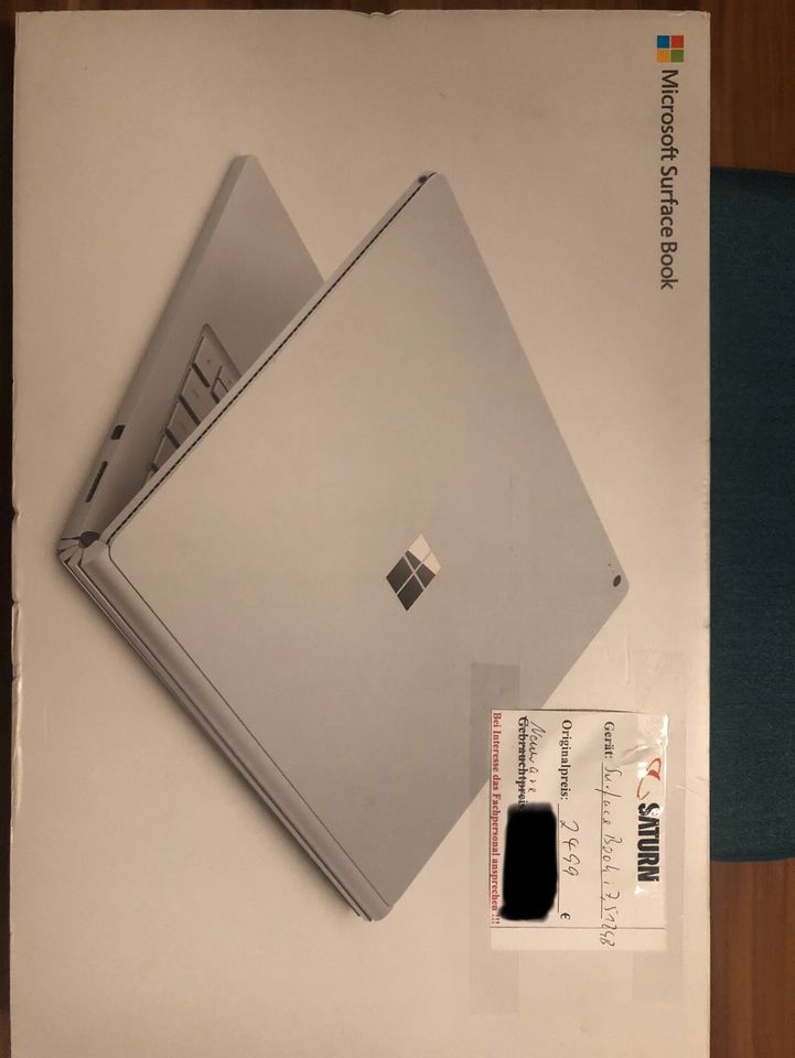 Microsoft Surface Book , Intel Core I7 , NVIDIA  GeForce GTX 965M in Hannover