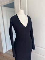 Zara langes Kleid gerippt Gr M top Bodycoon enges Kleid Hessen - Hünstetten Vorschau