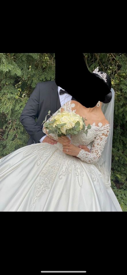 Gelinlik Brautkleid Hochzeitskleid Prinzessinnenkleid xs-s ! in Gelsenkirchen