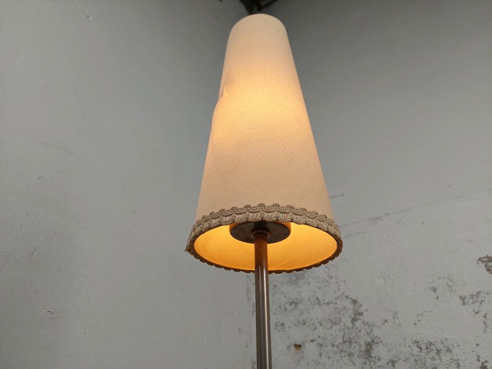 Vintage Stehlampe Leuchte Lampenschirm 60er 70er DDR Retro in Leipzig