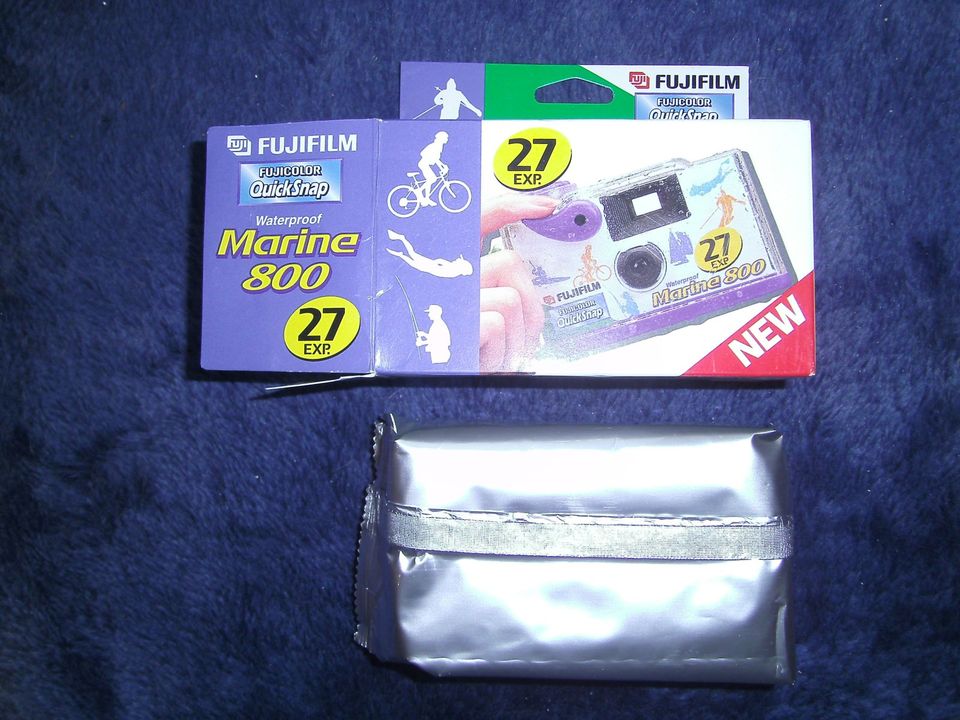 VINTAGE FUJIfilm Waterproof Kamera - Marine 800 - Original Set - in Heilbronn